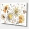Designart - Fields of Gold Watercolor Flower VII - Traditional Canvas Art